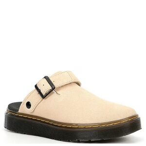 Dr. Martens Women's Carlson Suede Buckle Strap Clogs
